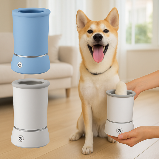 Electric Pet Paw Cleaner – Automatic Dog & Cat Paw Washing Cup (USB Rechargeable