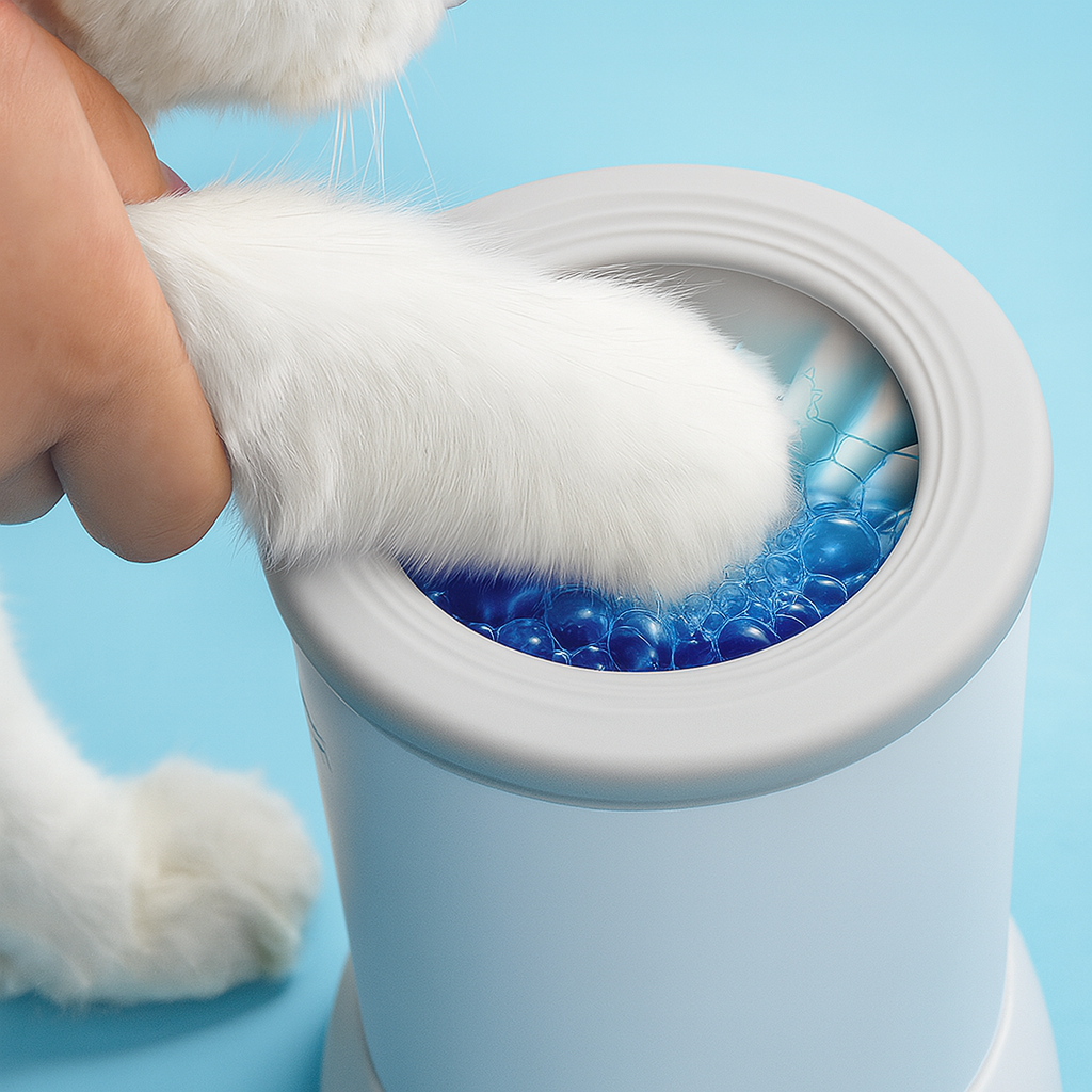 Electric Pet Paw Cleaner – Automatic Dog & Cat Paw Washing Cup (USB Rechargeable